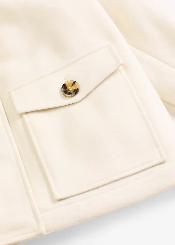 Vinterjakke i ullstil, bonprix