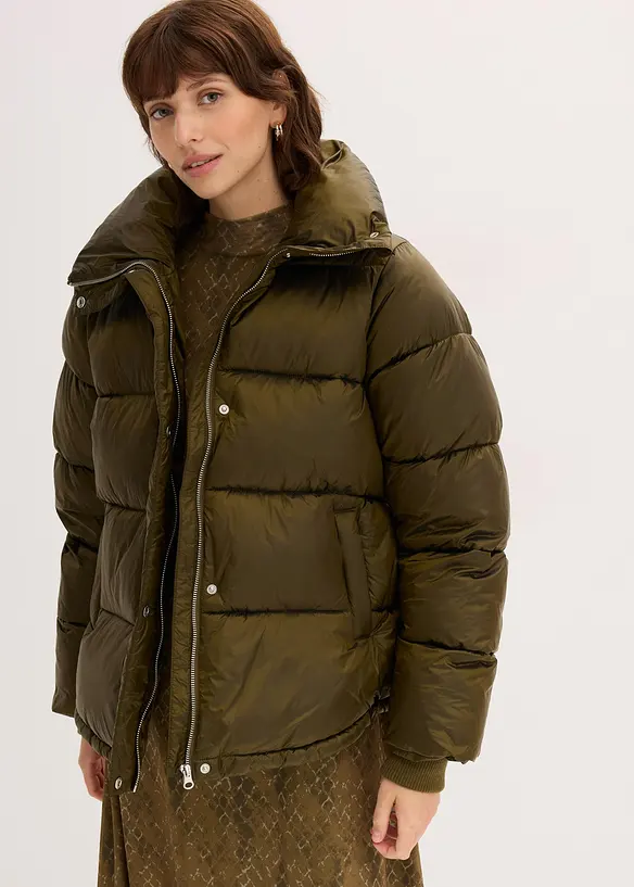 Oversized, vattert jakke, bonprix