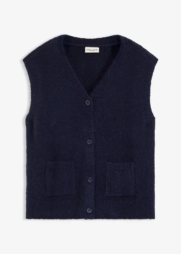 Strikket vest, bonprix