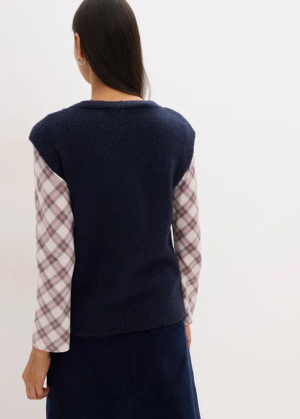 Strikket vest, bonprix