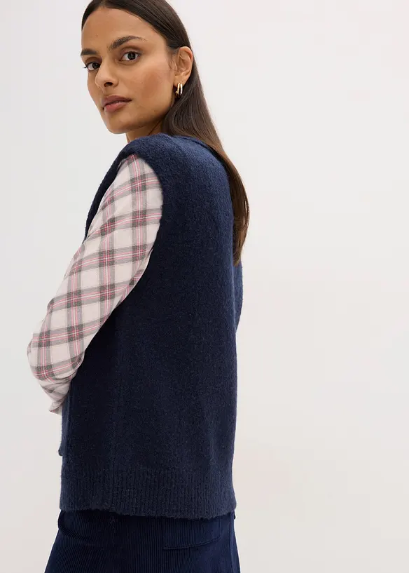 Strikket vest, bonprix