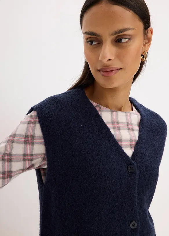 Strikket vest, bonprix