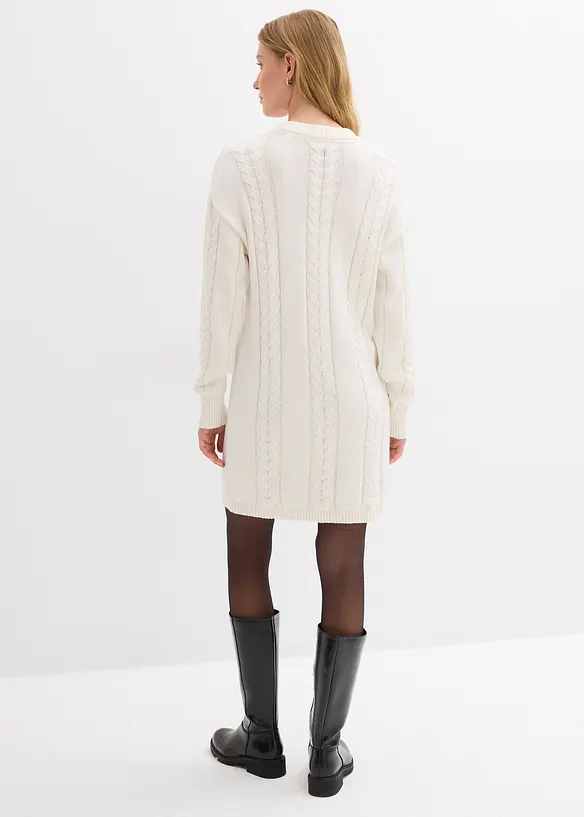 Strikket kjole i 100% bomull, bonprix