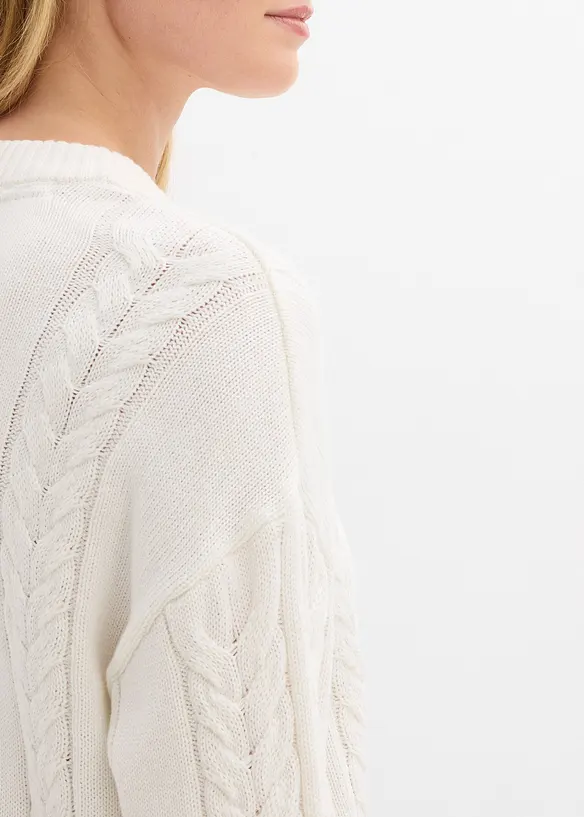 Strikket kjole i 100% bomull, bonprix