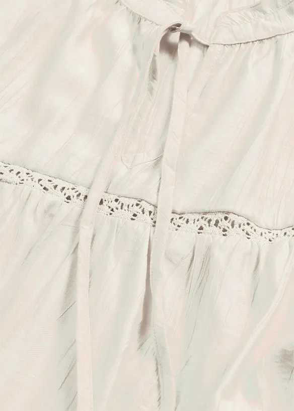 Slip on-bluse av fin viskosemiks, bonprix