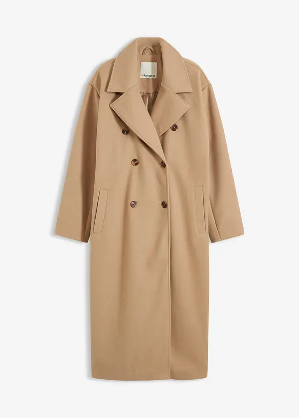 Oversized kåpe i ullstil, bonprix