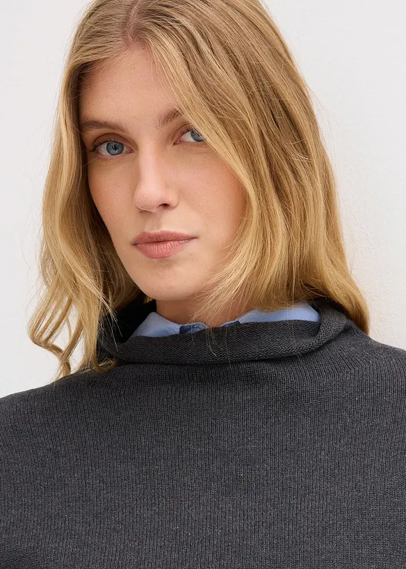 Strikket vest i 100% bomull, bonprix