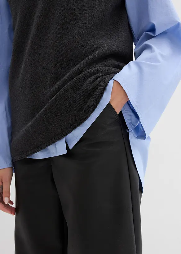 Strikket vest i 100% bomull, bonprix