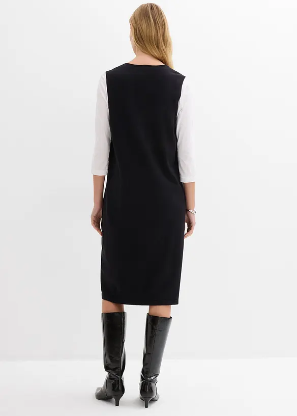 Strikket kjole i 100% bomull, bonprix