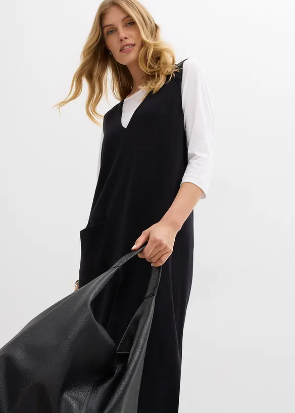 Strikket kjole i 100% bomull, bonprix