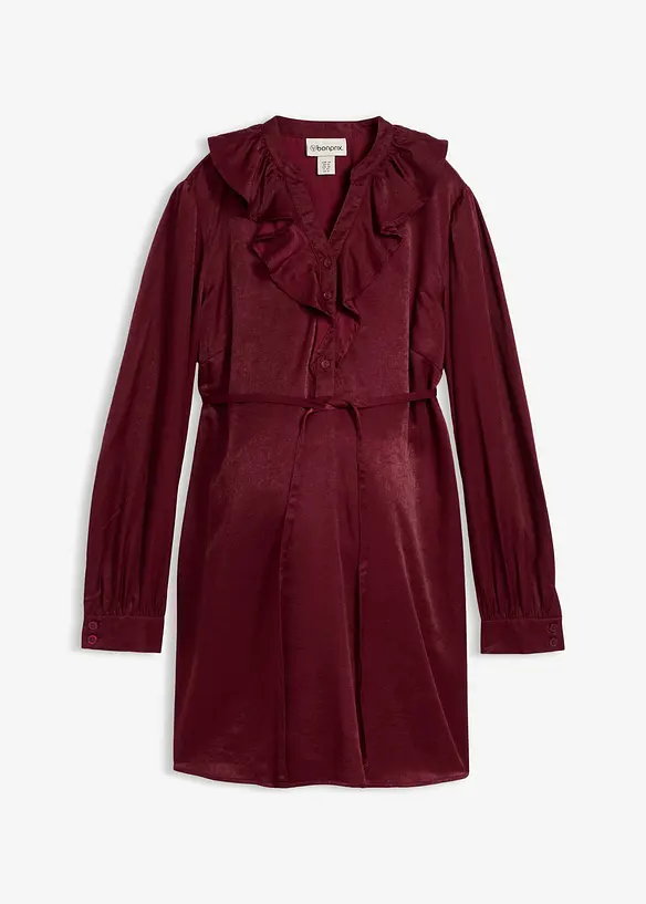 Mammabluse i myk sateng, bonprix