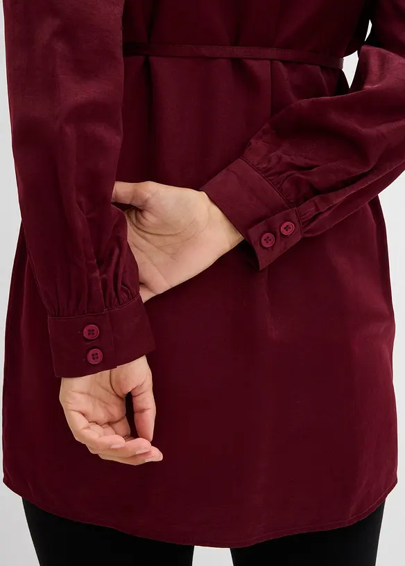 Mammabluse i myk sateng, bonprix