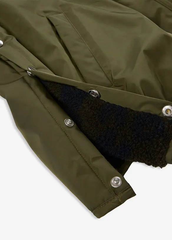 Vendbar, 4-i-1-mammajakke i bomberjakke-look med bæreinnlegg, bonprix