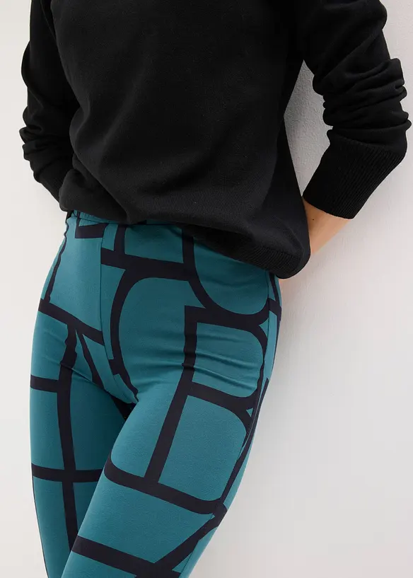 Leggings med print, bonprix