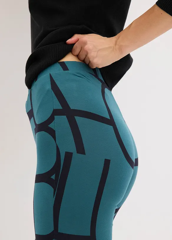 Leggings med print, bonprix
