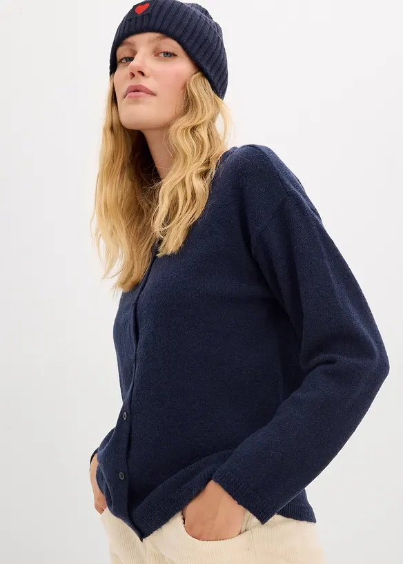 Finstrikket cardigan, bonprix