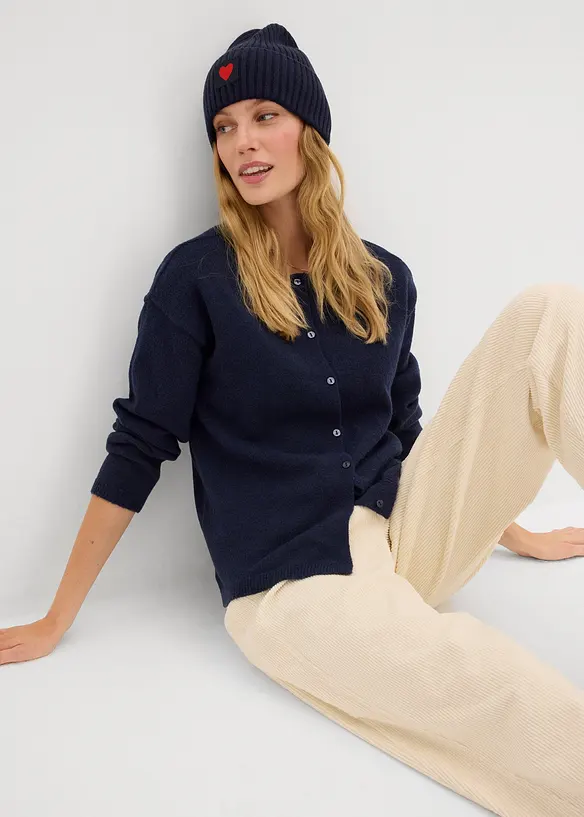 Finstrikket cardigan, bonprix