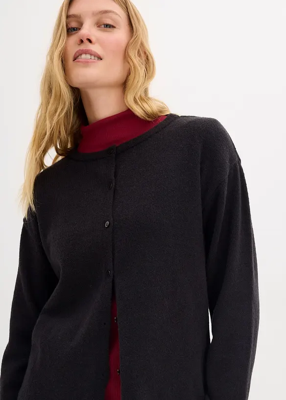 Finstrikket cardigan, bonprix