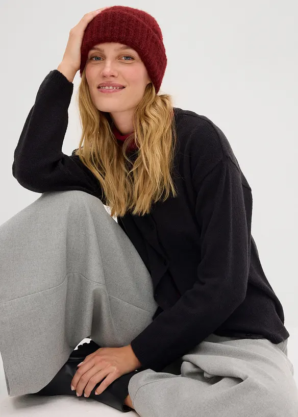 Finstrikket cardigan, bonprix