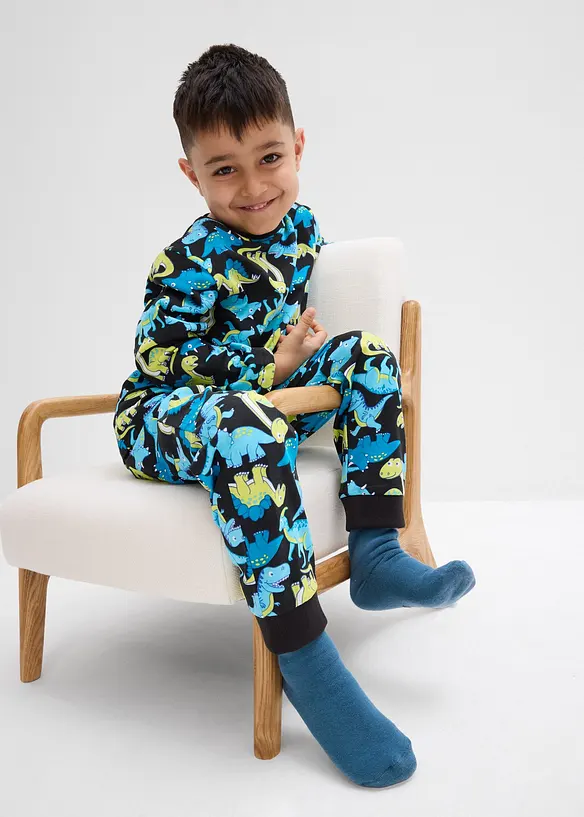 Pyjamas av 100% økologisk bomull, bonprix