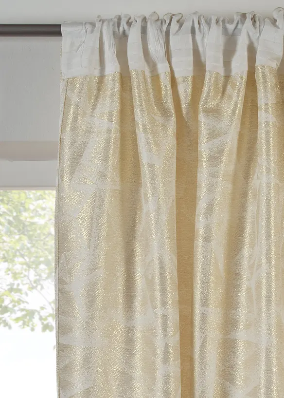 Jacquard gardin med glans, fås også i ekstra lang (1-pack), bonprix