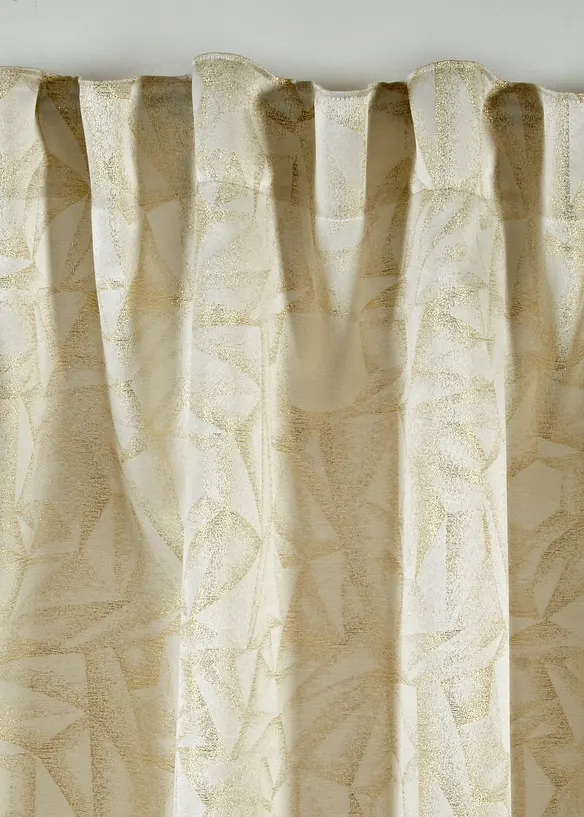 Jacquard gardin med glans, fås også i ekstra lang (1-pack), bonprix