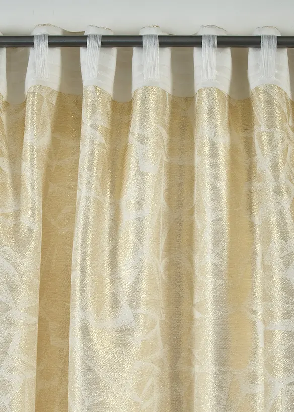 Jacquard gardin med glans, fås også i ekstra lang (1-pack), bonprix