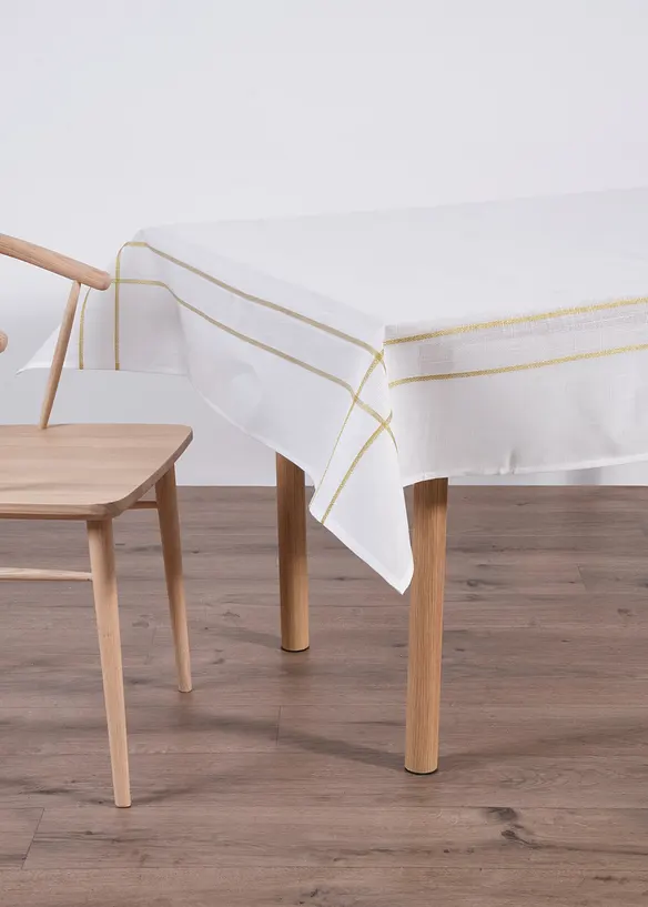 Bordduk i jacquard med glansgarn, bonprix