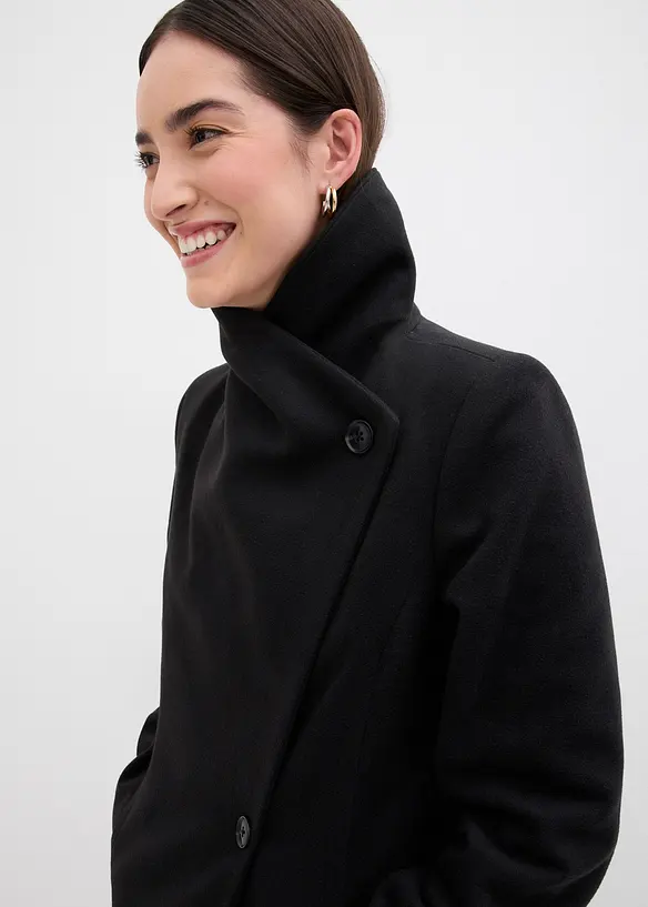 Kåpe av imitert ull, bonprix