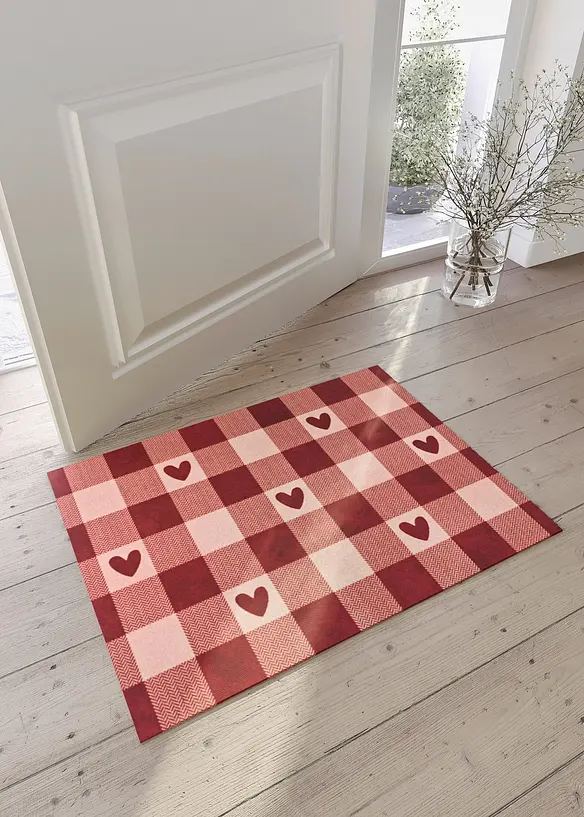 Dørmatte med hjerter, bonprix