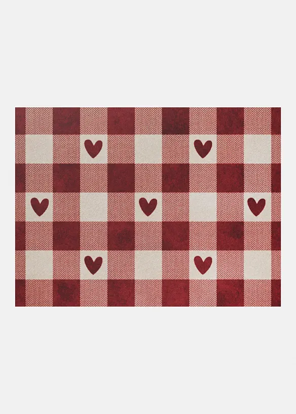 Dørmatte med hjerter, bonprix