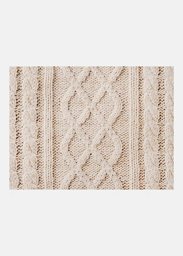 Dørmatte med strikketrykk, bonprix
