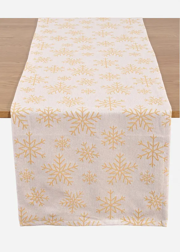 Jacquard bordløper i økologisk bomull, bonprix