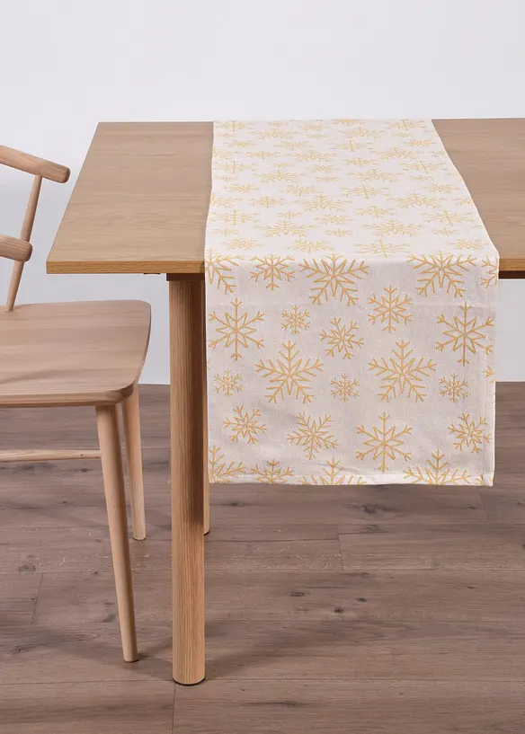 Jacquard bordløper i økologisk bomull, bonprix