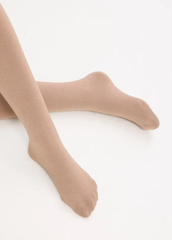 Varmende strømpebukse med fleecefôr, 150 DEN, bonprix