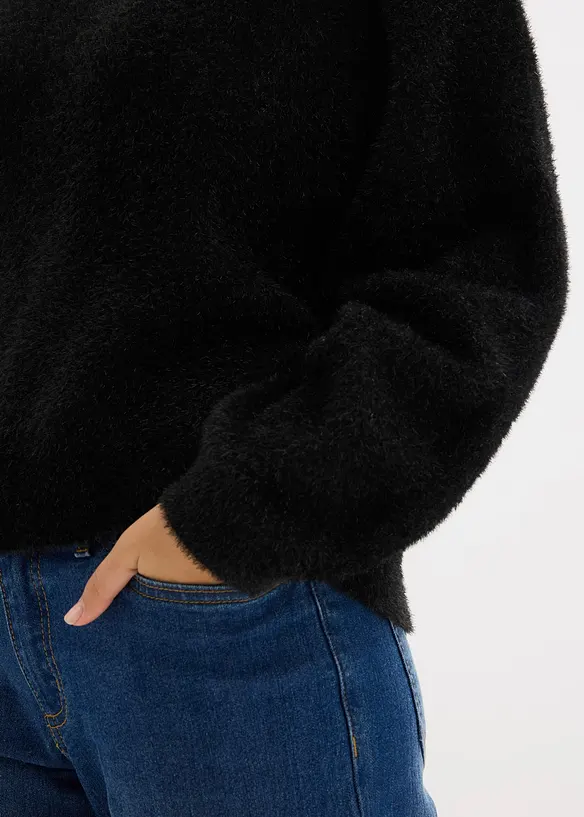 Finstrikket genser, bonprix