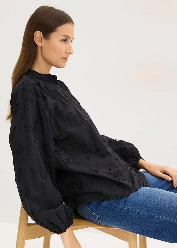 Bluse i 100% bomull, bonprix