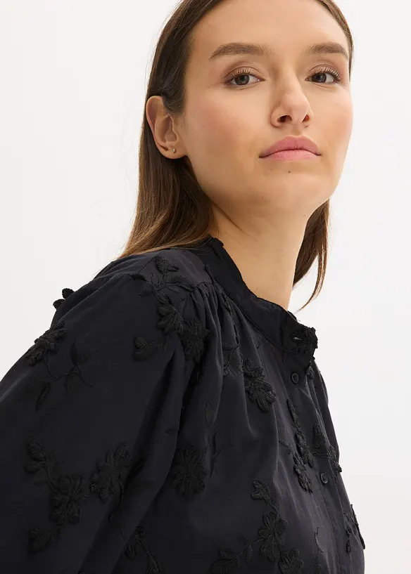 Bluse i 100% bomull, bonprix