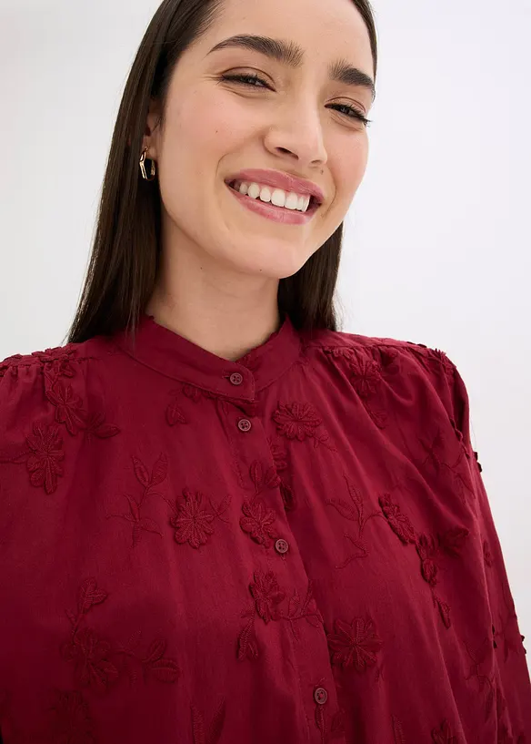 Bluse i 100% bomull, bonprix