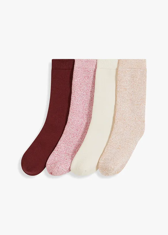 Termo-frottésokker (4-pack), bonprix