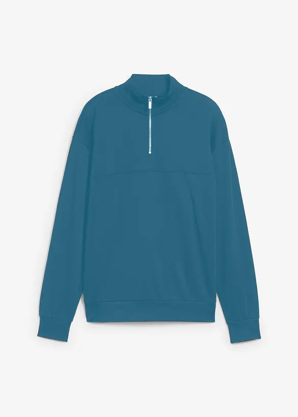Oversized sweatshirt i 100% &oslash;kologisk bomull, bonprix