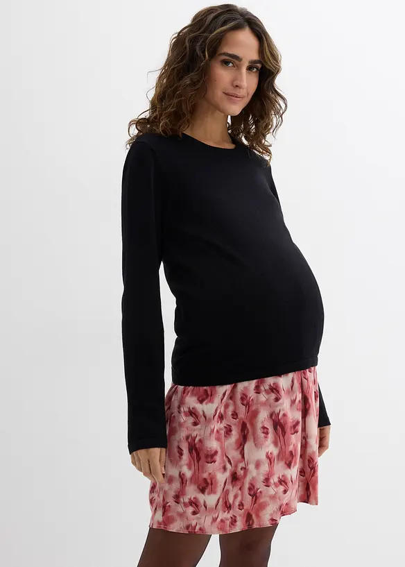 Mamma- og ammekjole av bomull og viskose, bonprix