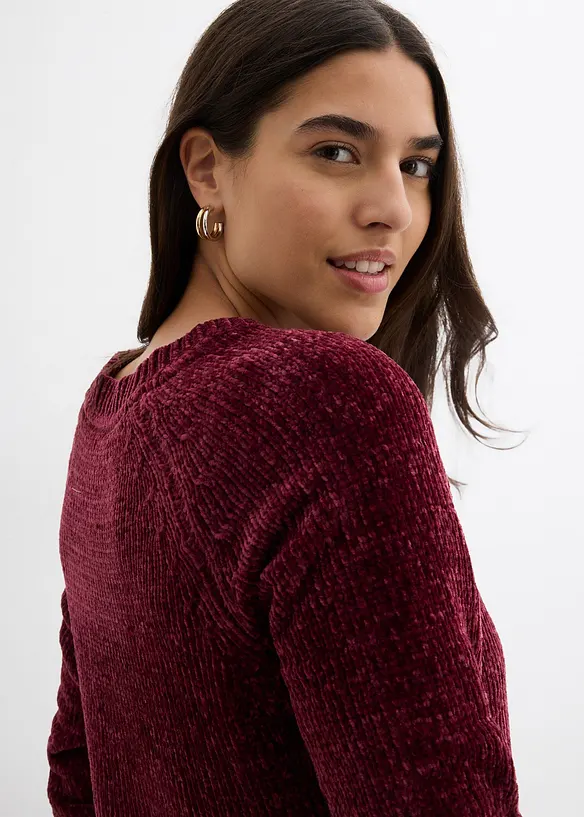 Oversized strikkekjole, bonprix