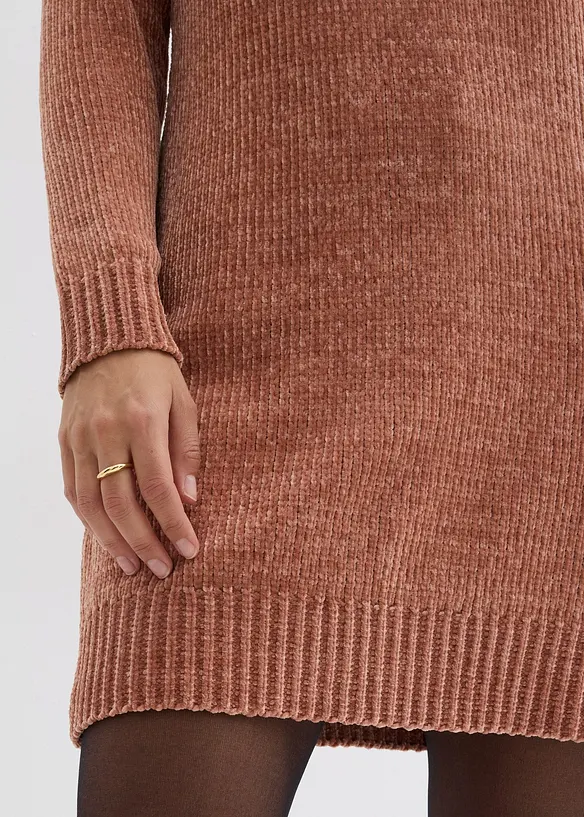 Oversized strikkekjole, bonprix