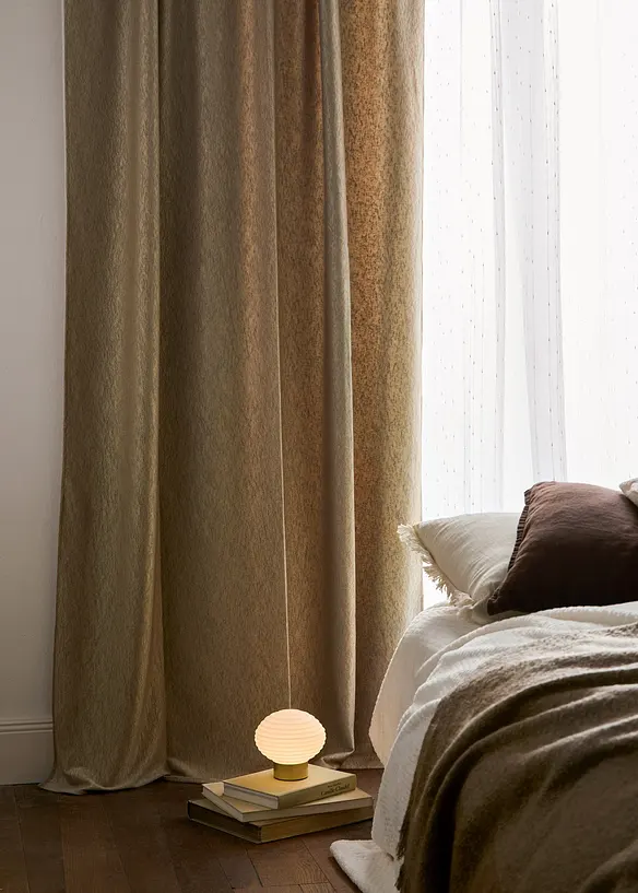 Fl&oslash;yelsgardin med crush-effekt (1-pack), bonprix