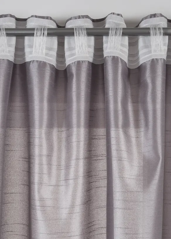 Gardin med lett glans, fås også i ekstra lang (1-pack), bonprix