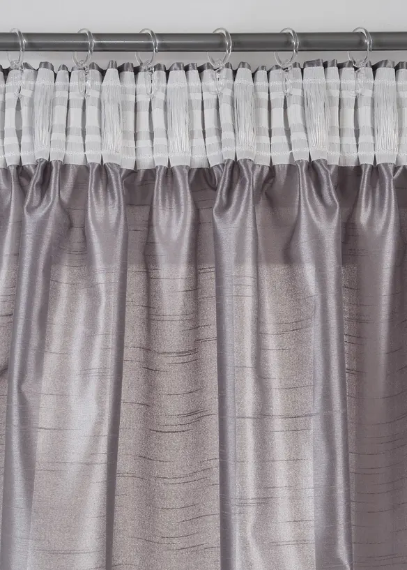 Gardin med lett glans, fås også i ekstra lang (1-pack), bonprix