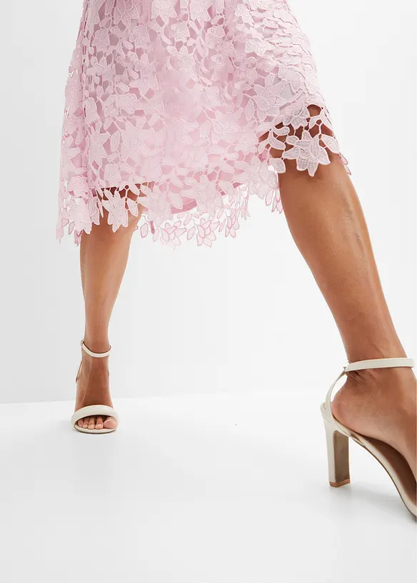 Blondekjole med heklet innfelling, bonprix