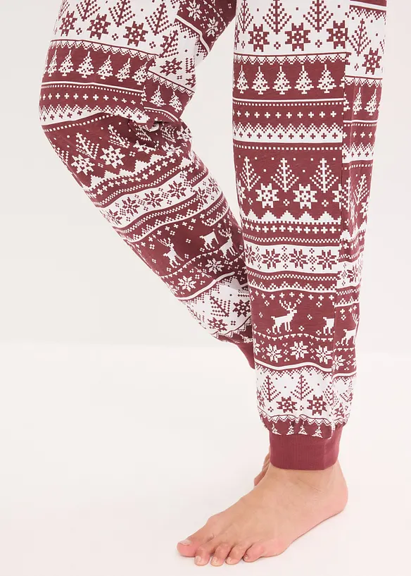 Pyjamas av økologisk bomull, bonprix