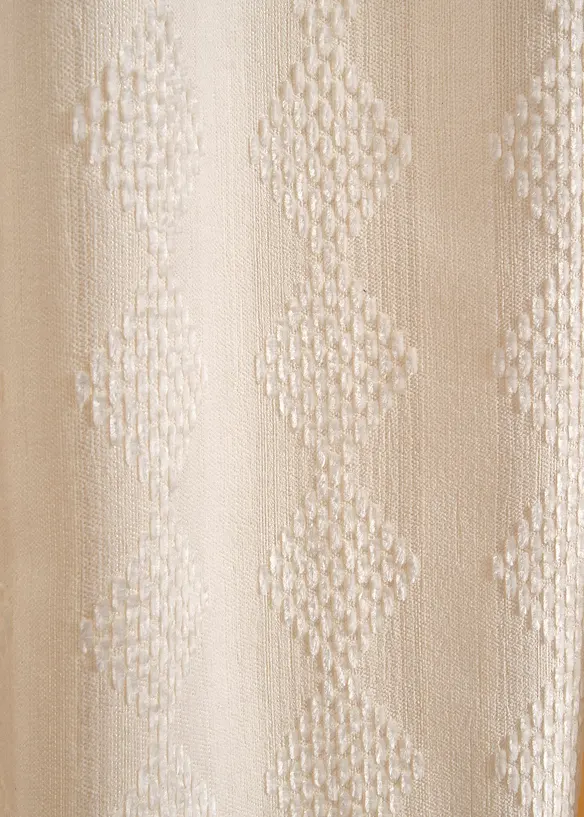 Ugjennomsiktig gardin i myk chenille (1-pack), bonprix